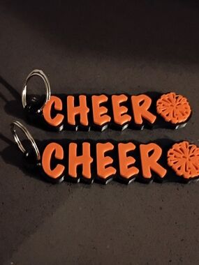 Cheer Keychain Backpack Charm